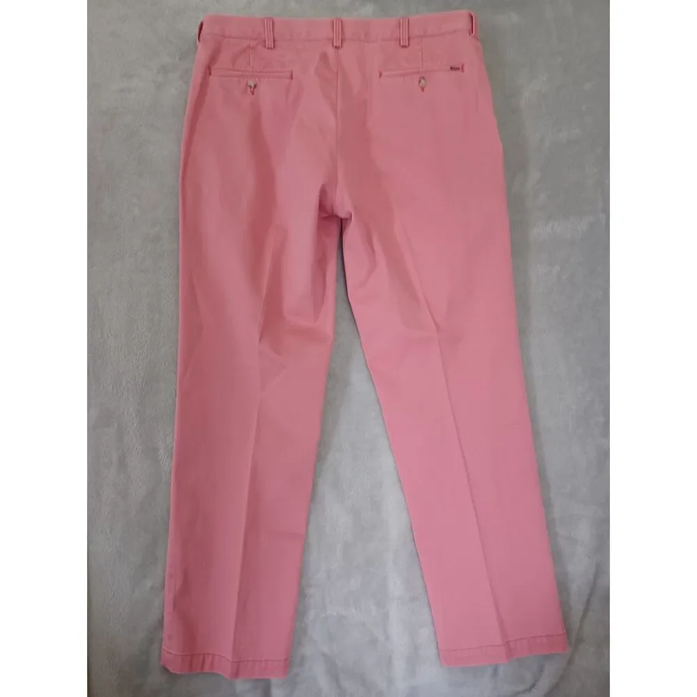 Polo Ralph Lauren Pants 38x32 Mens Chino Classic‎ Fit Straight Leg Salmon Pink